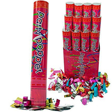 12 Party Poppers Confetti Wedding Shooter Cannon Streamer Years Eve